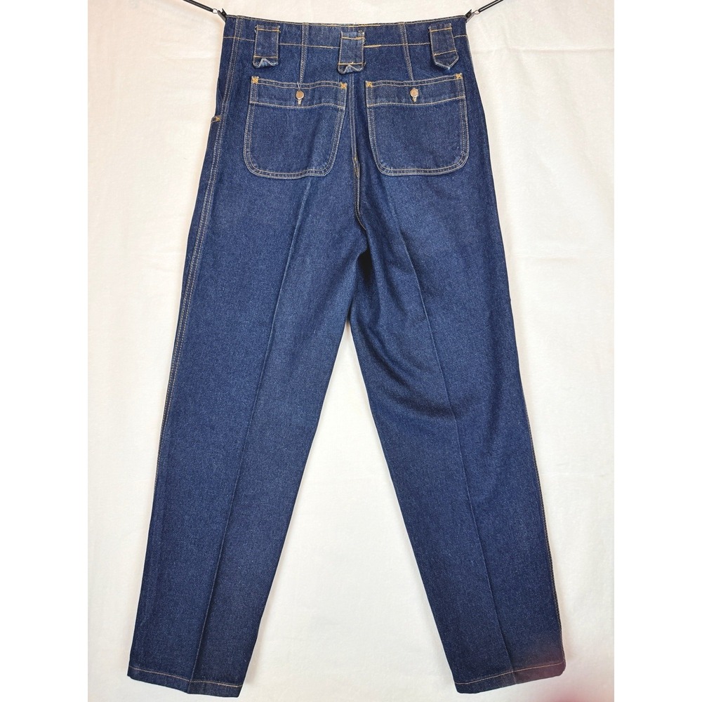 Vintage Mom Jeans Womens 8 High Rise Medium Wash USA Made Tapered Denim - Picture 2 of 9